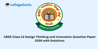 CBSE Class 12 Design Thinking and Innovation Question Paper 2026 PDF with Solutions - Available